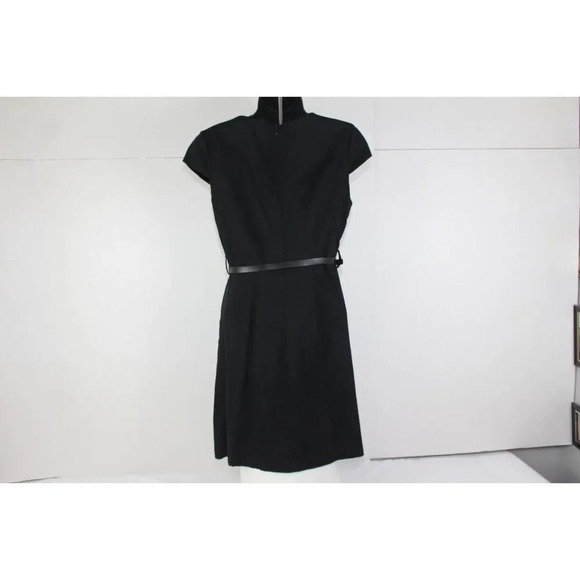 ladies black ZARA BASIC Dress size L - Picture 4 of 6